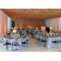 Événement de banquet transparent empilable chaises hôtelières en plastique